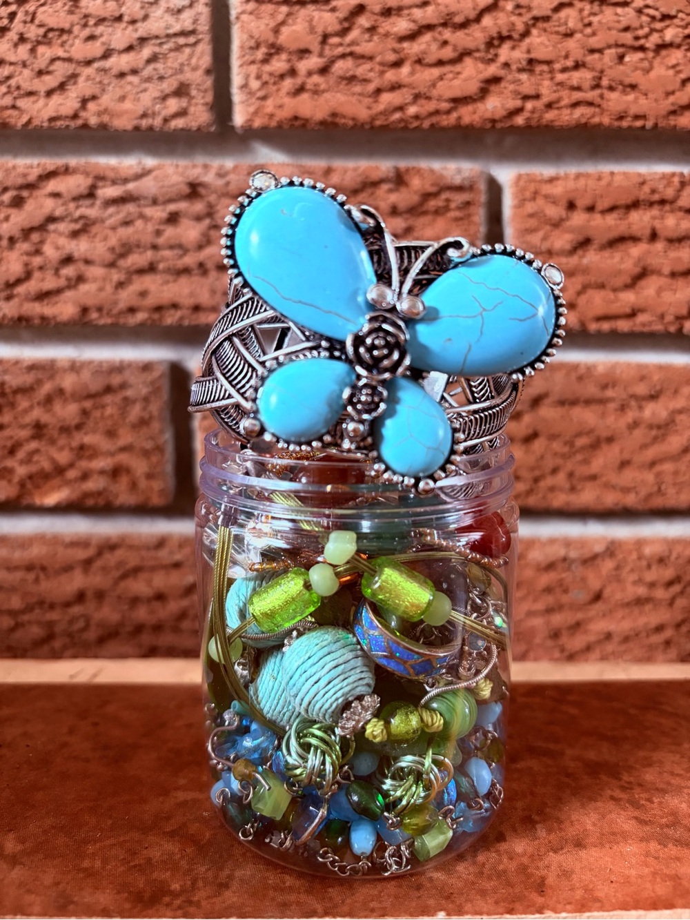 Fairy Garden Hideaway Jewellery Jar 🦋💙